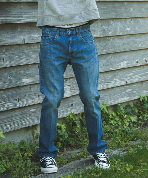 MR.OLIVE / 14oz SELVAGE DENIM / USED STANDARD STRAIGHT JEANS / ミスターオリーブ 14oz セルヴィッジデニム / ユーズドスタンダードストレートジーンズ